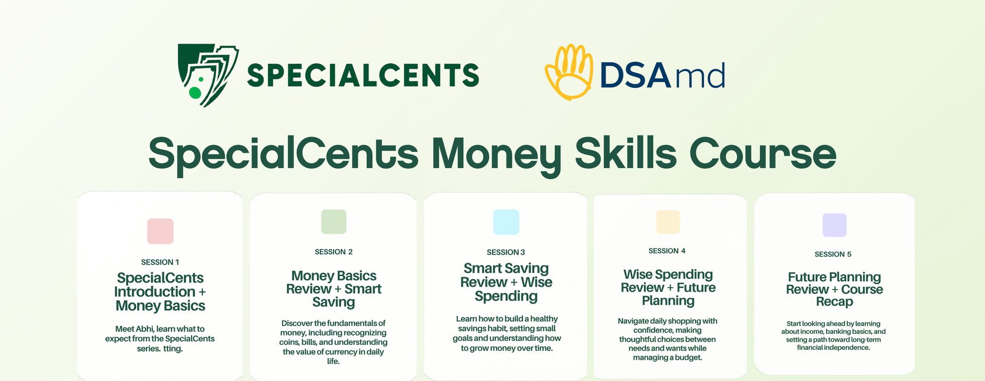 SpecialCents Money Skills Course